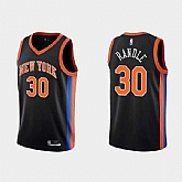 Men's New York Knicks #30 Julius Randle Black City Edition Stitched Basketball Jersey Dzhi,baseball caps,new era cap wholesale,wholesale hats